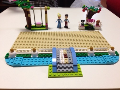 レゴ ディズニープリンセス シンデレラの城 41055 1袋完成