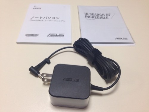 ACアダプターとマニュアル、保証書くらい。