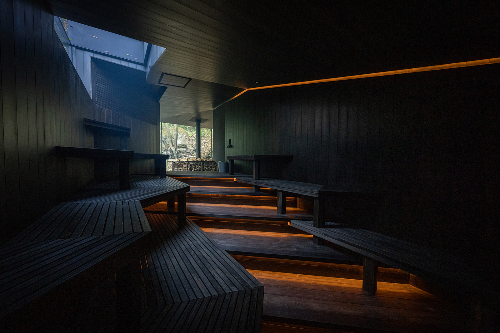 らかんの湯 薪サウナ